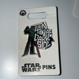 Star Wars Black and Red Dark Side Pin